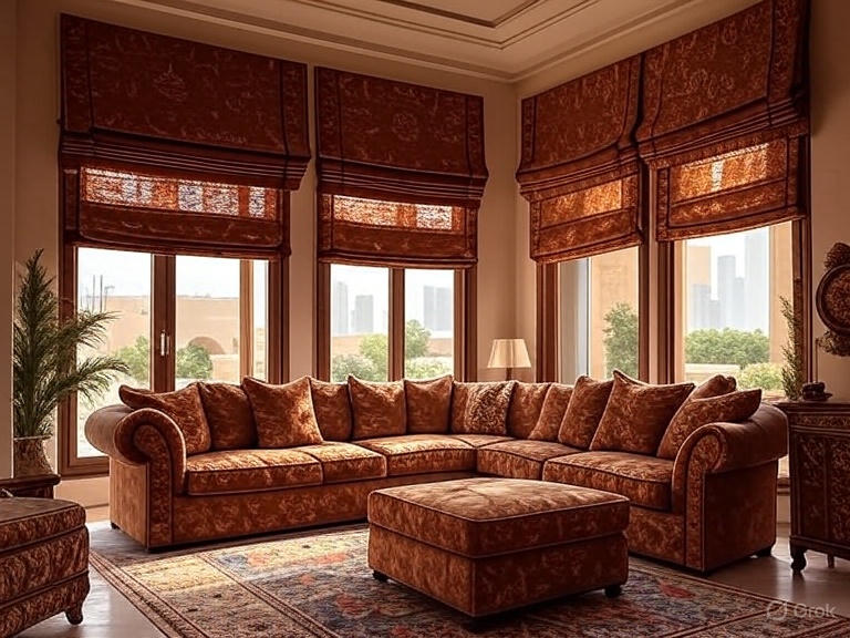 Roman Blinds in The Pearl, Doha Roman Blinds in The Pearl, Doha