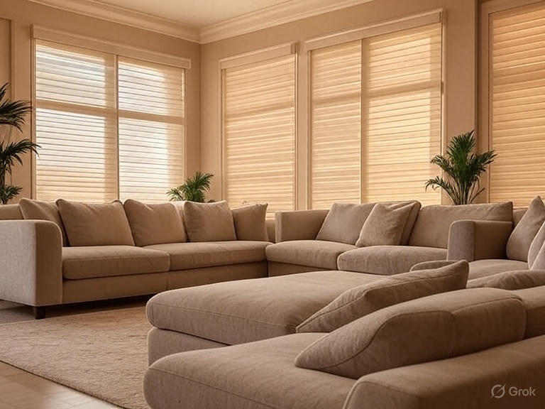 Custom Blackout Duplex Blinds in Doha