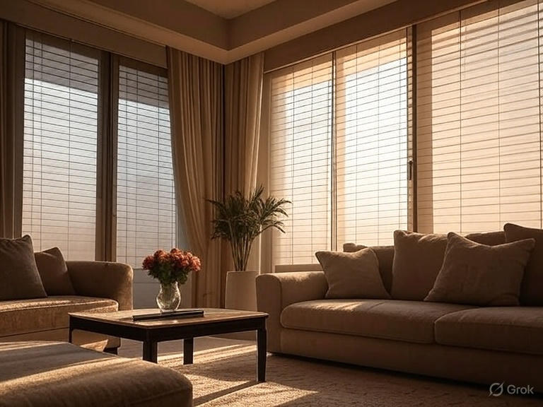 Shutter blinds in Lusail
