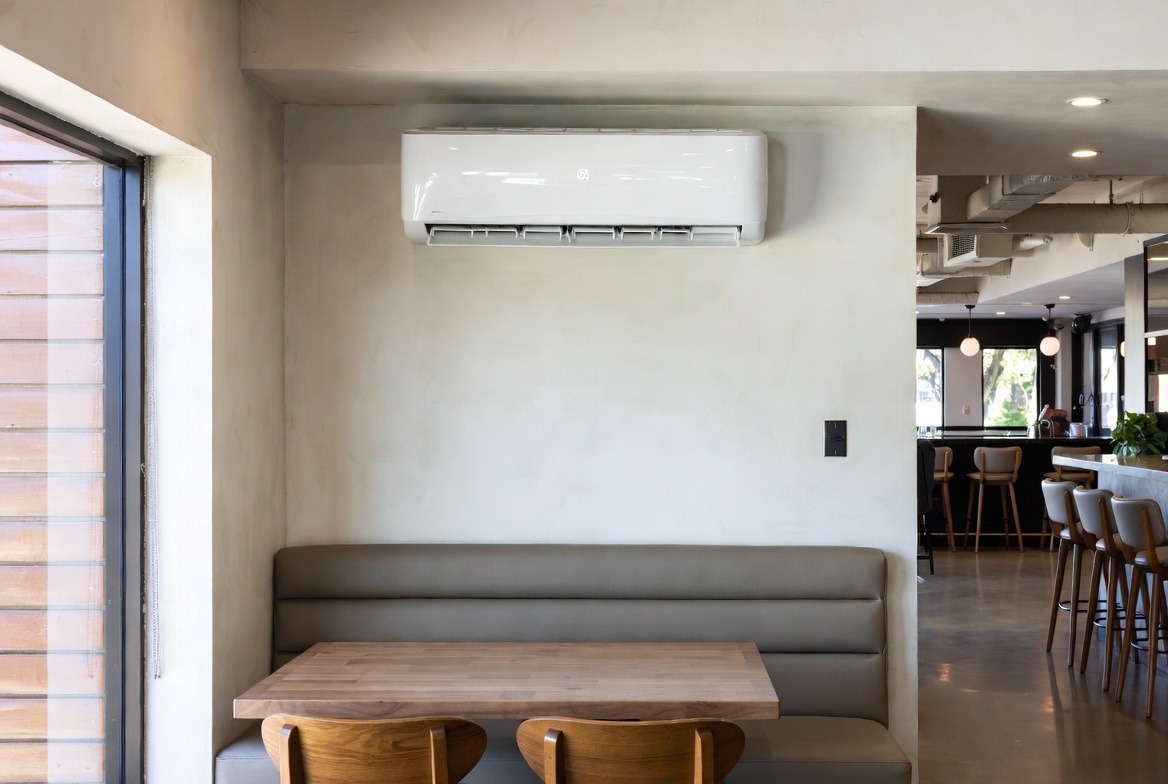 AC Services at a Resturant in Doha by Doha Curtain Shop AC Services at a Resturant in Doha by Doha Curtain Shop