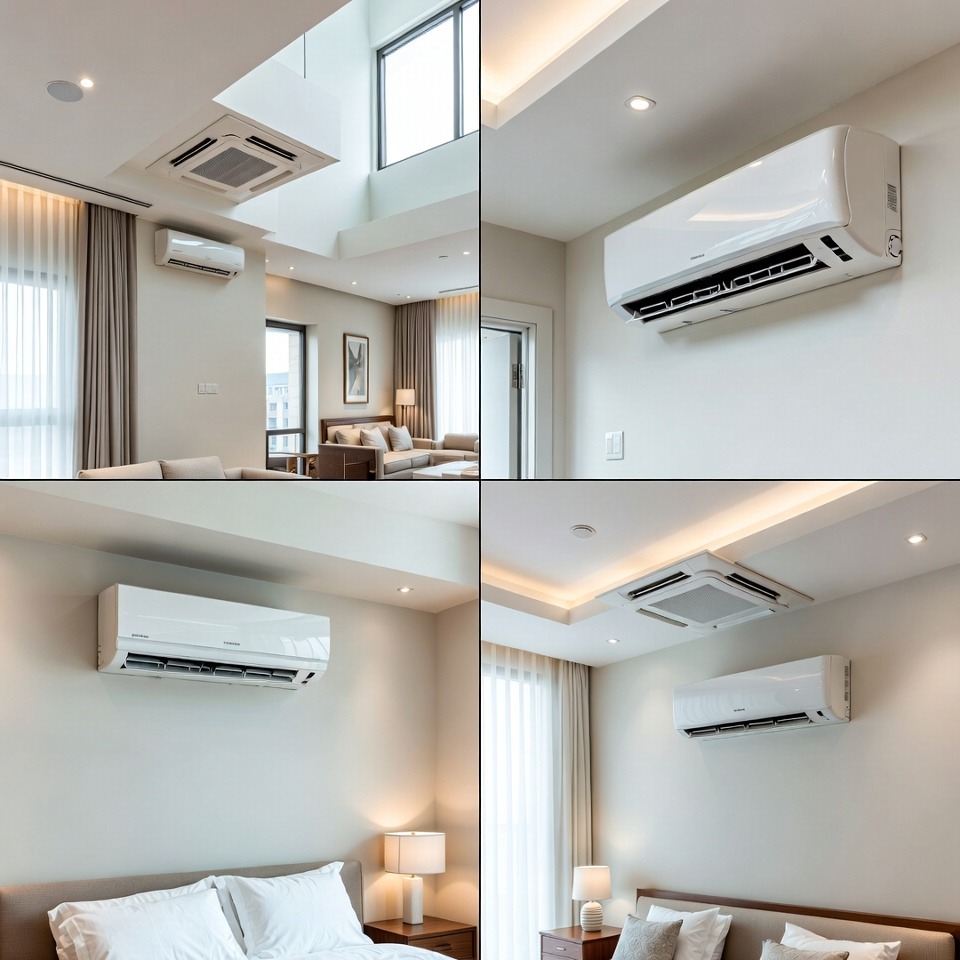 Professional AC installation service in Doha